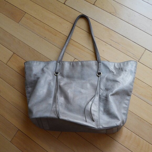 Hobo Kingston Gray Suede Bag - Picture 2 of 16
